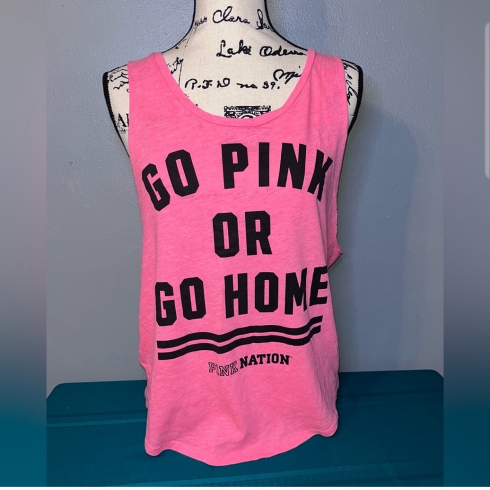 Pink Victoria's Secret Muscle Tank 💕 Swim cover up